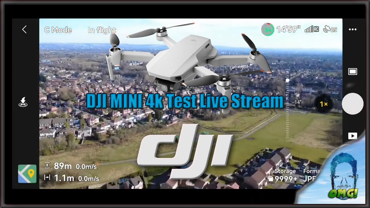 DJI Mini 4k Test Flight for Live YouTube Broadcast