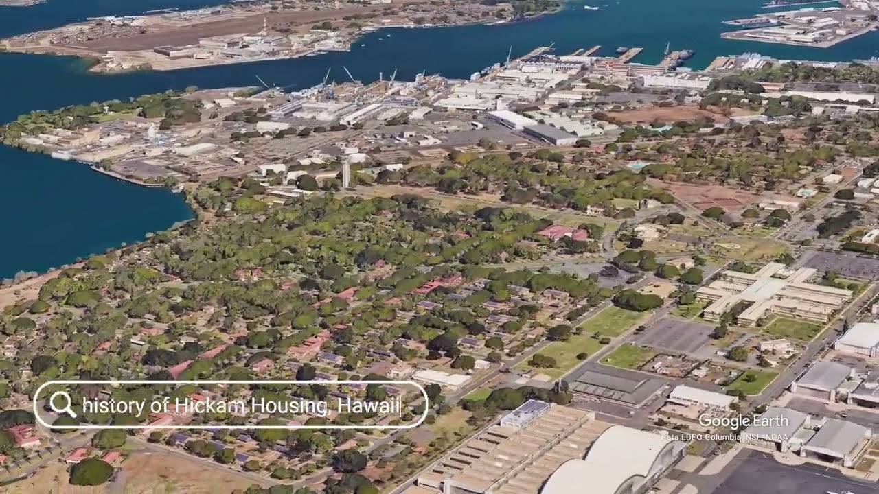 The history of Hickam Housing, Hawaii