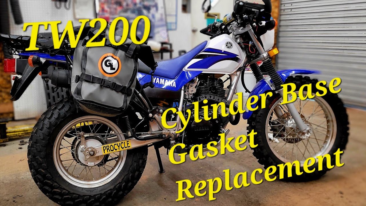 How to Replace Cylinder Base Gasket on Yamaha TW200 (2007 Repair Guide)