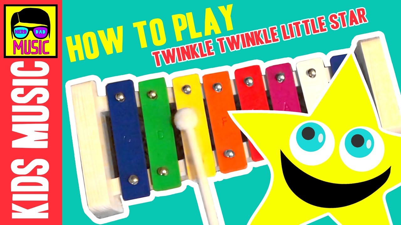 How to Play Xylophone Music | Twinkle Twinkle Little Star | Kids Learn to Play Musical Instruments