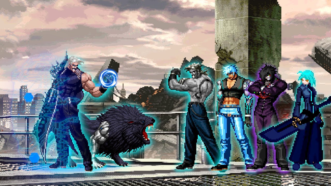 [KOF Mugen] Hunter U6746 VS. Armored Rugal, Kasim, Viper & Ariya