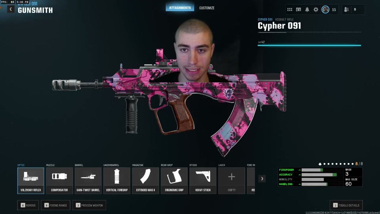 Warzone meta loadout cypher 091 #warzone #callofduty #gaming
