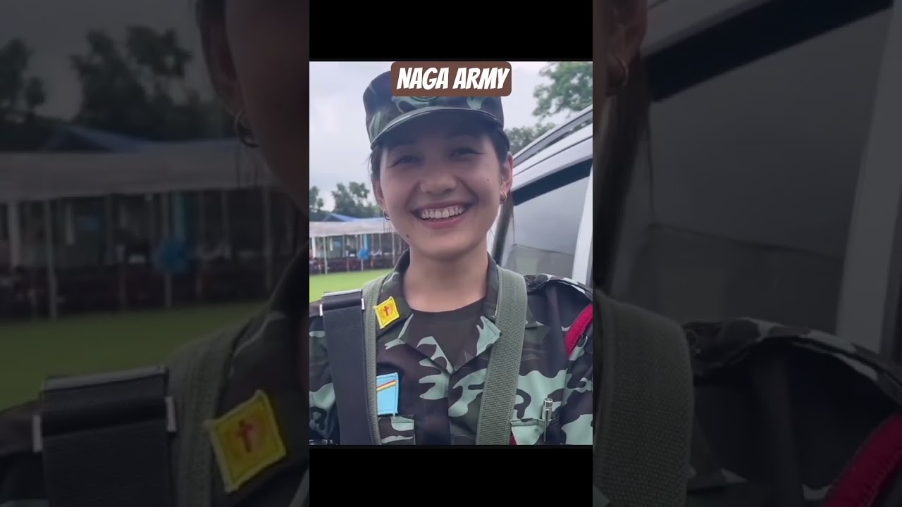 Beautiful Female Naga Army on 14th August 2025, Celebrating Naga Independence Day