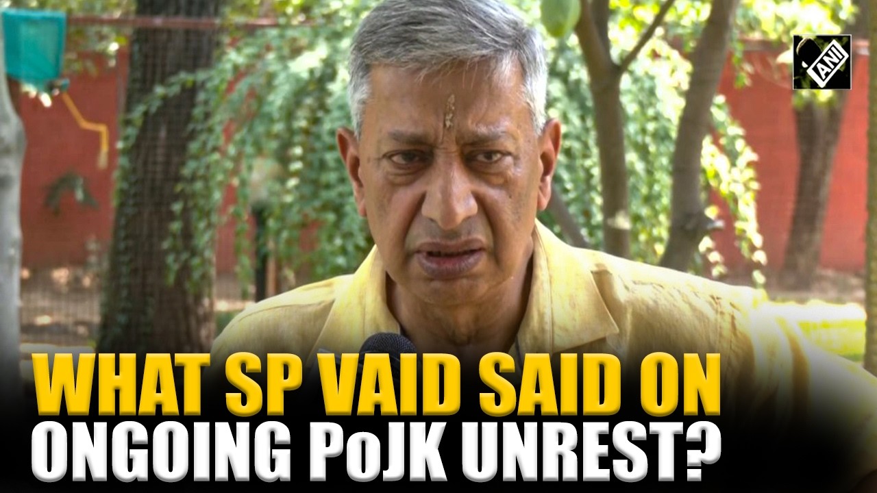 Must Watch! What Former J&K DGP SP Vaid said on ongoing unrest in Pakistan-occupied Jammu & Kashmir