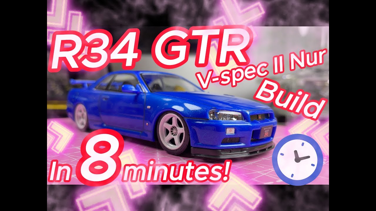 The Nissan R34 Skyline GTR V-spec II Nur build