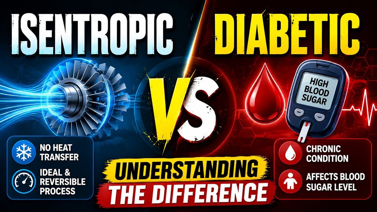 Isentropic vs Diabetic   : Understanding the Difference