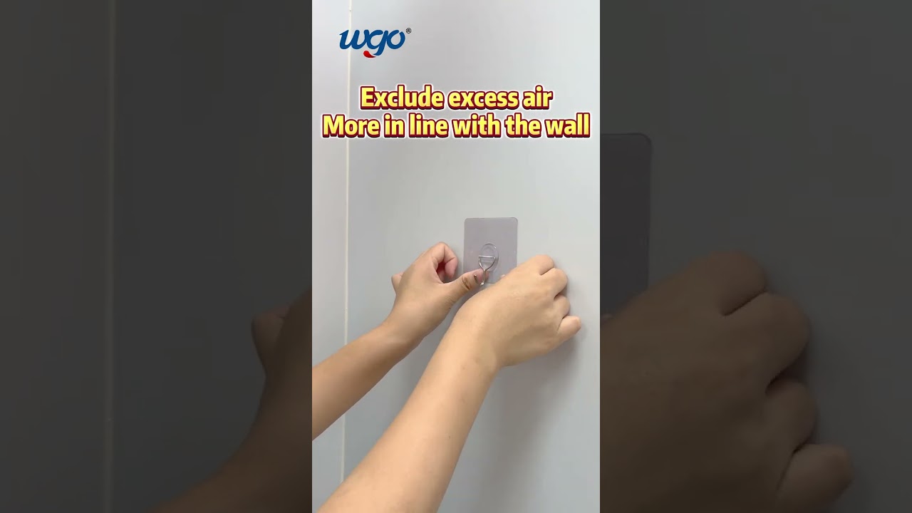 Self Adhesive Strongly Mounted Wall Hooks No Residue Left 7x7cm