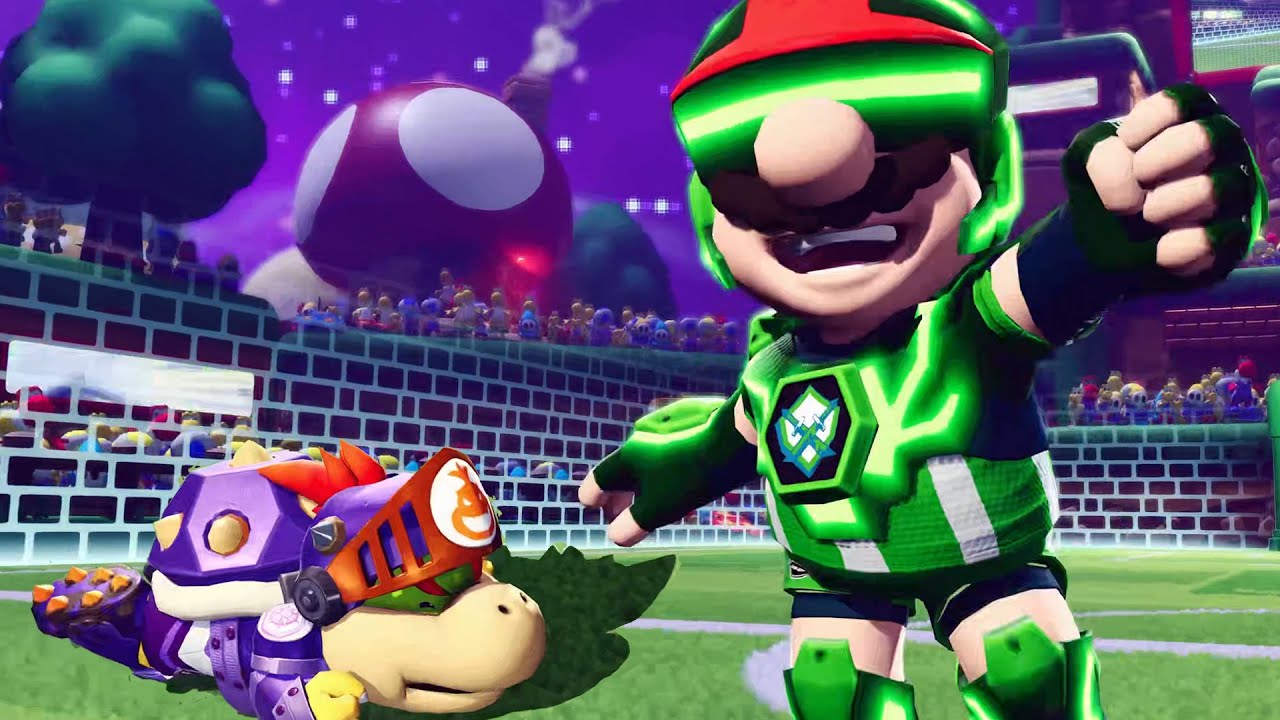 Mario Strikers Battle League ( Hardest Mode ) Nintendo Switch Gameplay (4K60fps)