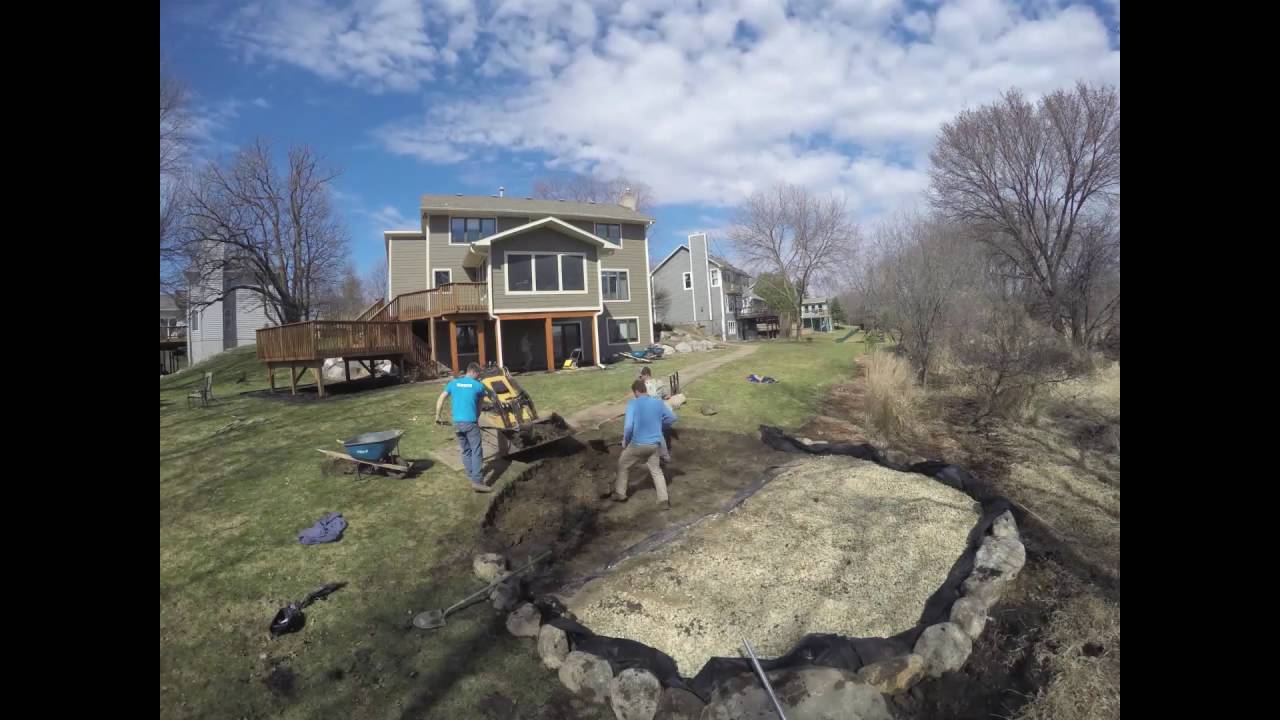 Time-Lapse Video: Eden Prairie Paver Patio with Raised Fire Pit