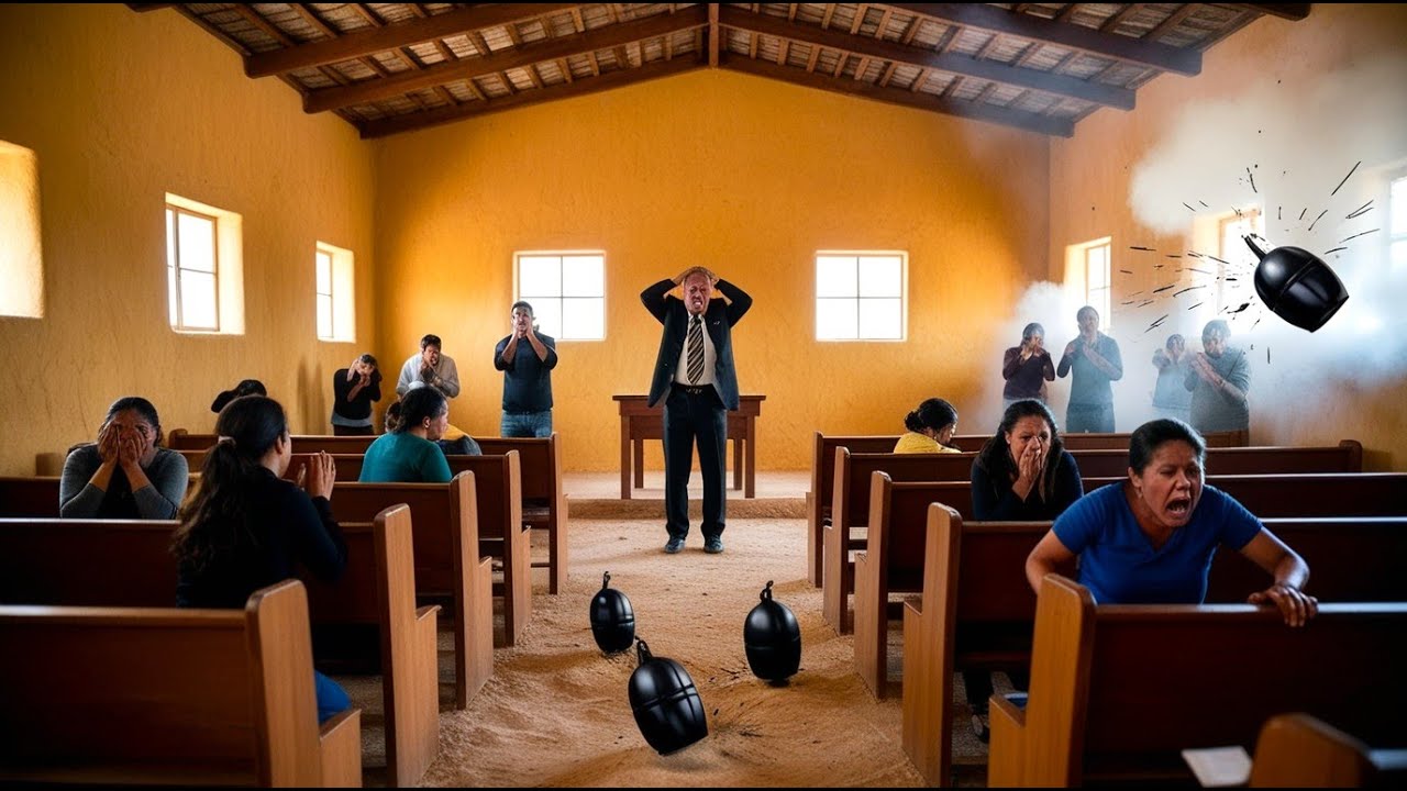 En pleno culto lanzaron bombas para destruir la iglesia… pero algo sobrenatural ocurrió 