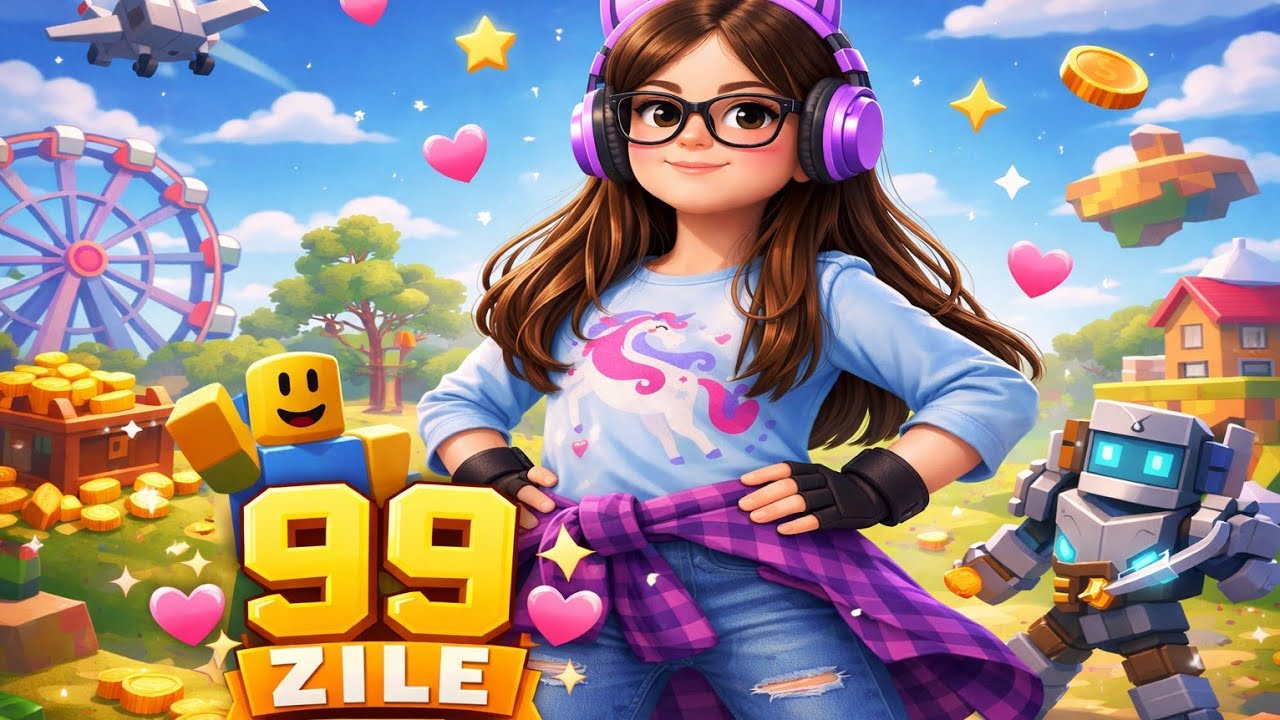 Am supraviețuit 99 ZILE în PĂDURE 🌲 | Roblox