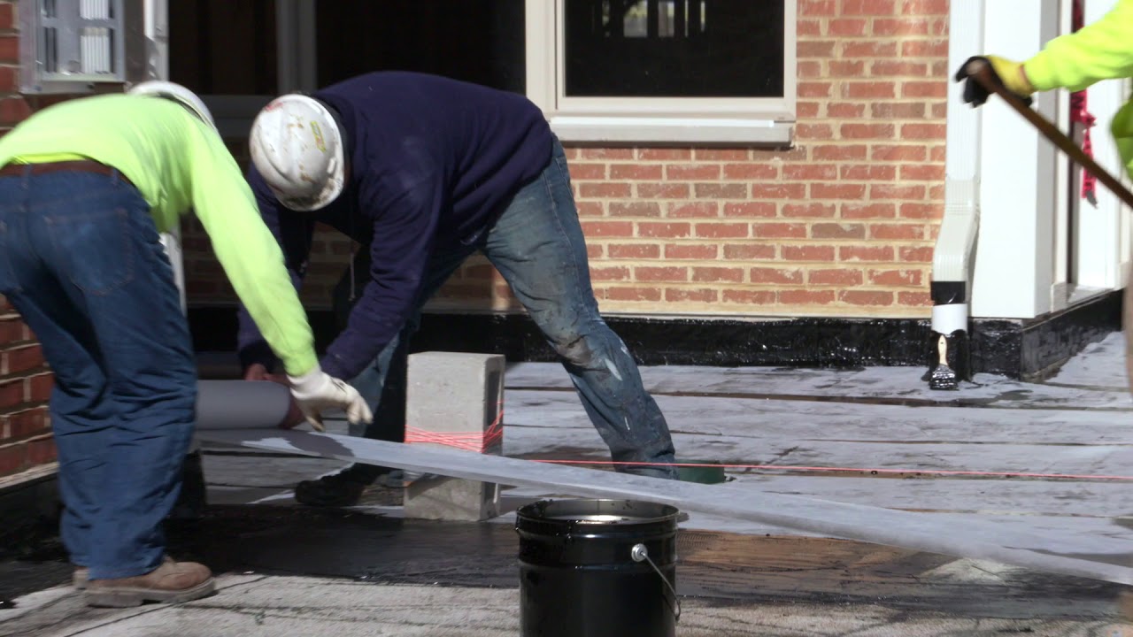 Hot-Rubber Waterproofing System: Day 1