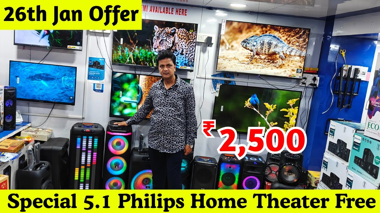 26th Jan Offer Special 5.1 Philips Home Theater Free || Smart + Andriod LED TV Starts @2,500 | Koti