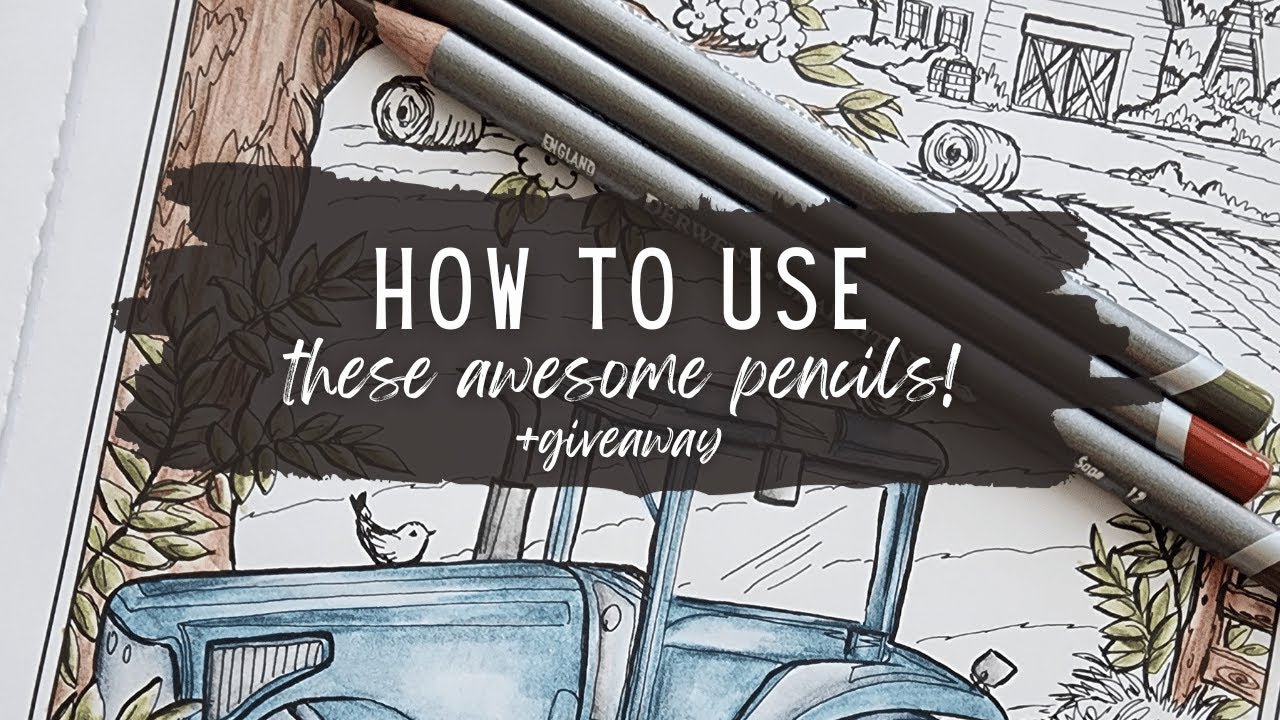 🔴 Let's Learn How to Color with Graphitint and Other Tinted Graphite Pencils (+Book Giveaway!)