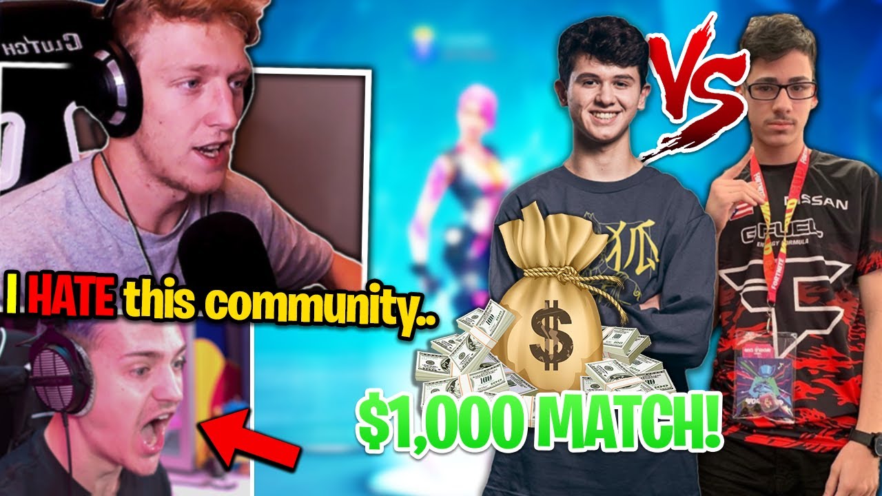 Tfue SPEAKS OUT against Fortnite Community.. Bugha vs FaZe Sway WAGER!