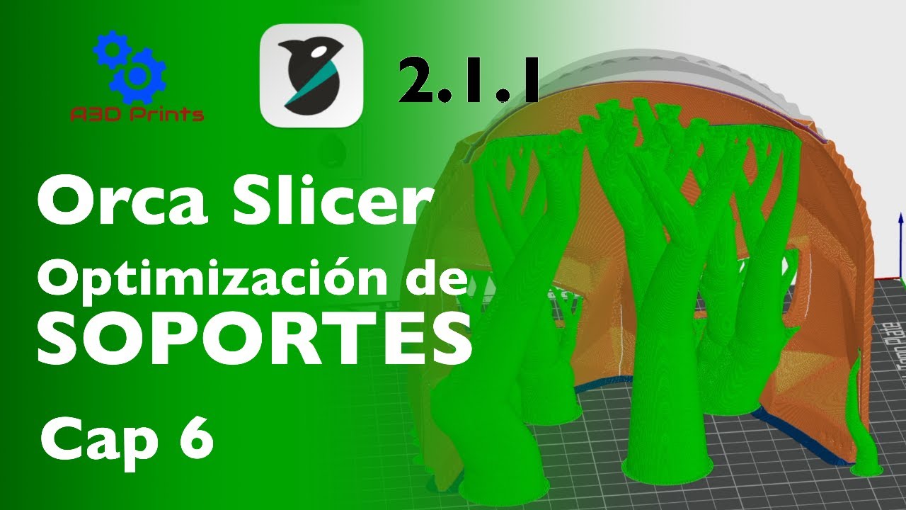 🔥 Como configurar Soportes en OrcaSlicer para Impresiones Perfectas 🚀 [Cap 6]