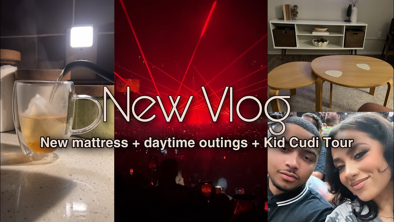 VLOG | WEEK IN MY LIFE - FOUND A COFFEE TABLE FOR $25 + OUTINGS + KID CUDI CONCERT | MYESHA POLNETT