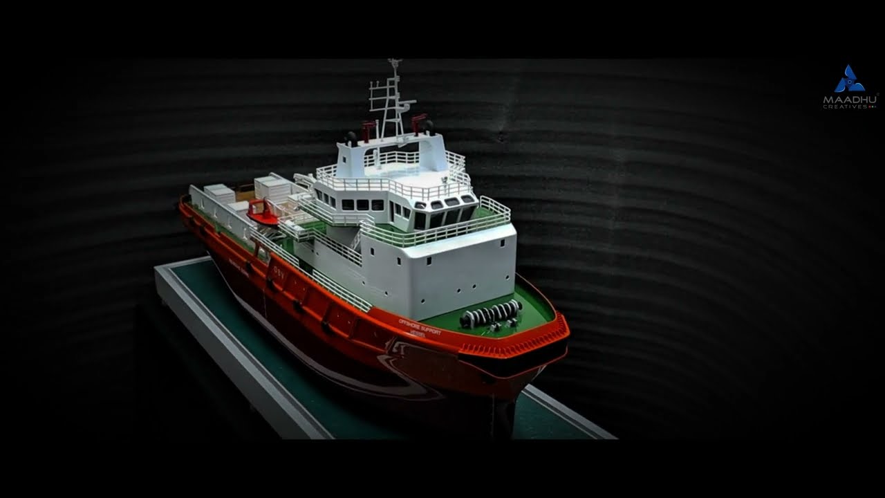 High-Detail Ship Scale Model with Lighting | Custom Marine Model | Maadhu Creatives