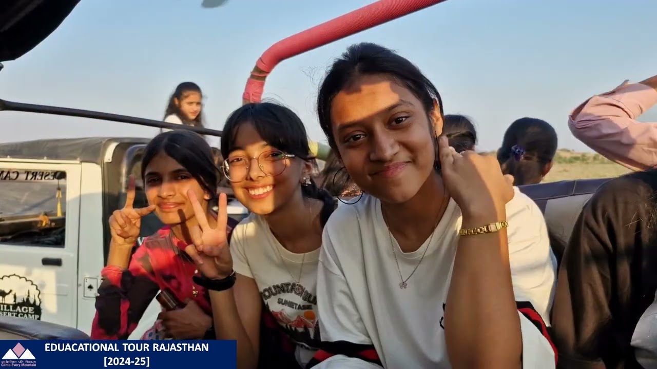 Educational Tour (Rajasthan)                        Class 9th to 12th 2024