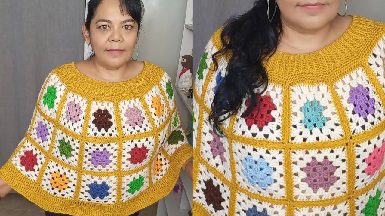 Capita Acuarela con cuello alto #crochet #handmade 