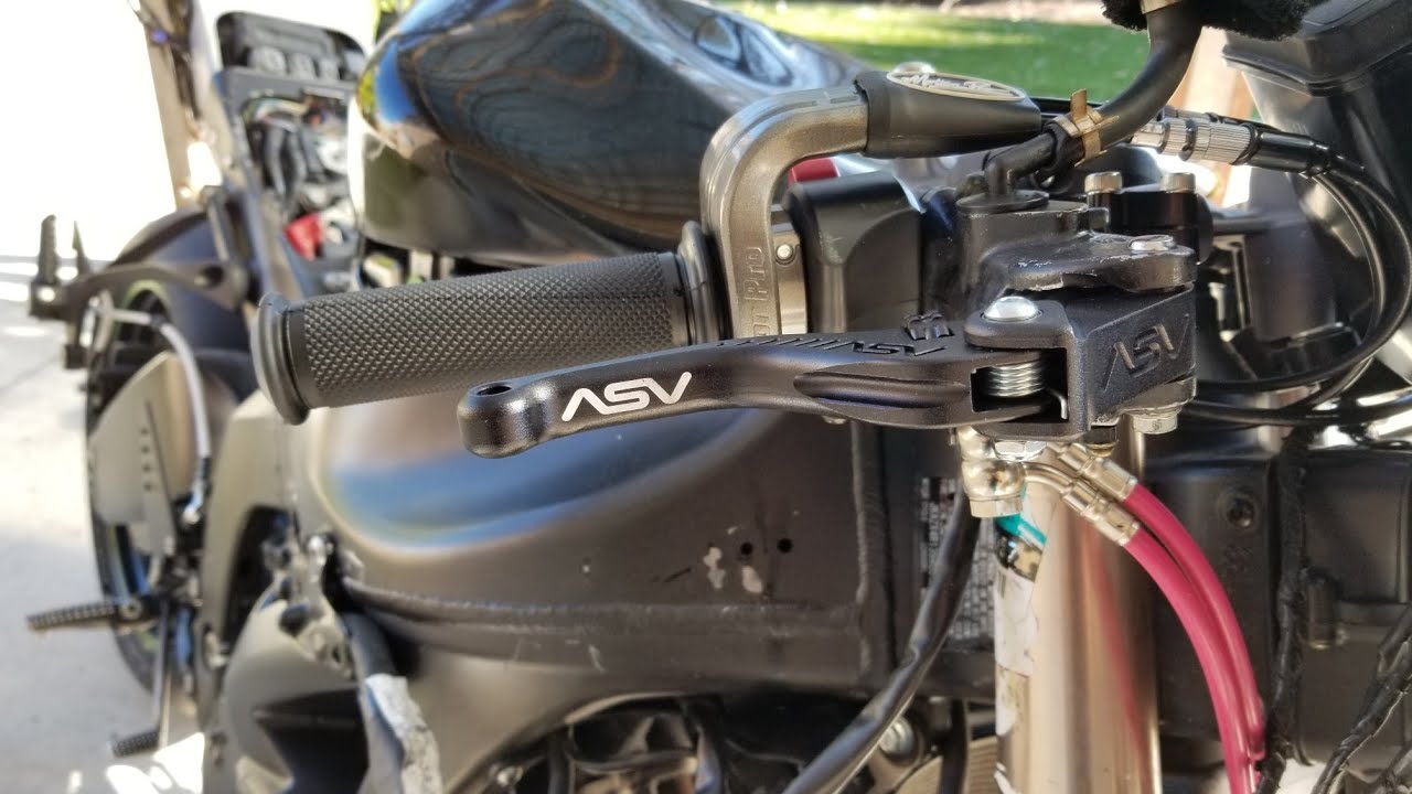 Installing Unbreakable Levers from ASV (2009 ZX6R)