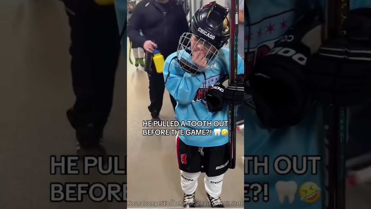 Funny little hockey players 🤣🥰🏑🥅⛸️#hockeytiktoks #kidsoftiktok #funny #cute #adorable