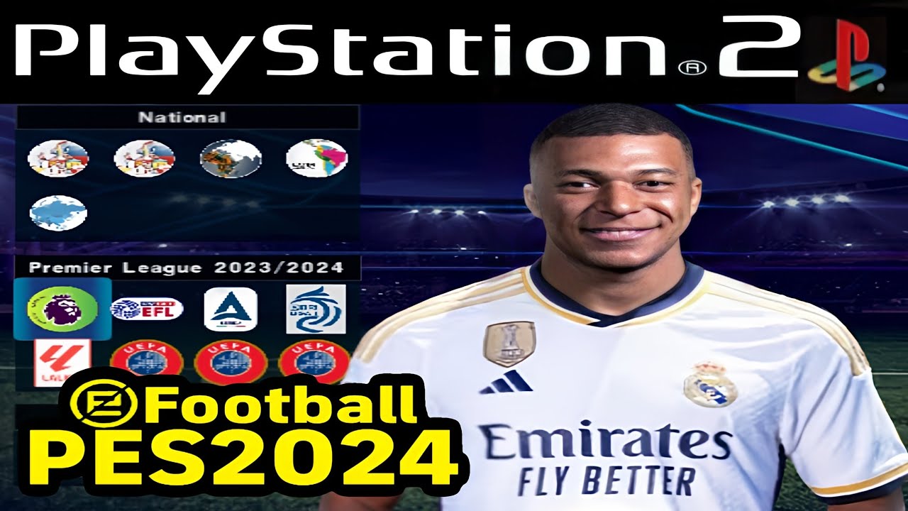 PES 2024 PS2 ISO DOWNLOAD EFOOTBALL ATUALIZADO PLAYSTATION 2