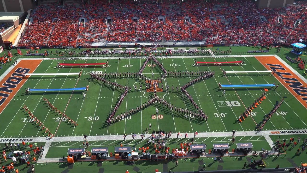 Marching Illini Pregame Show | ILLINOIS vs Ohio State 10.11.2025