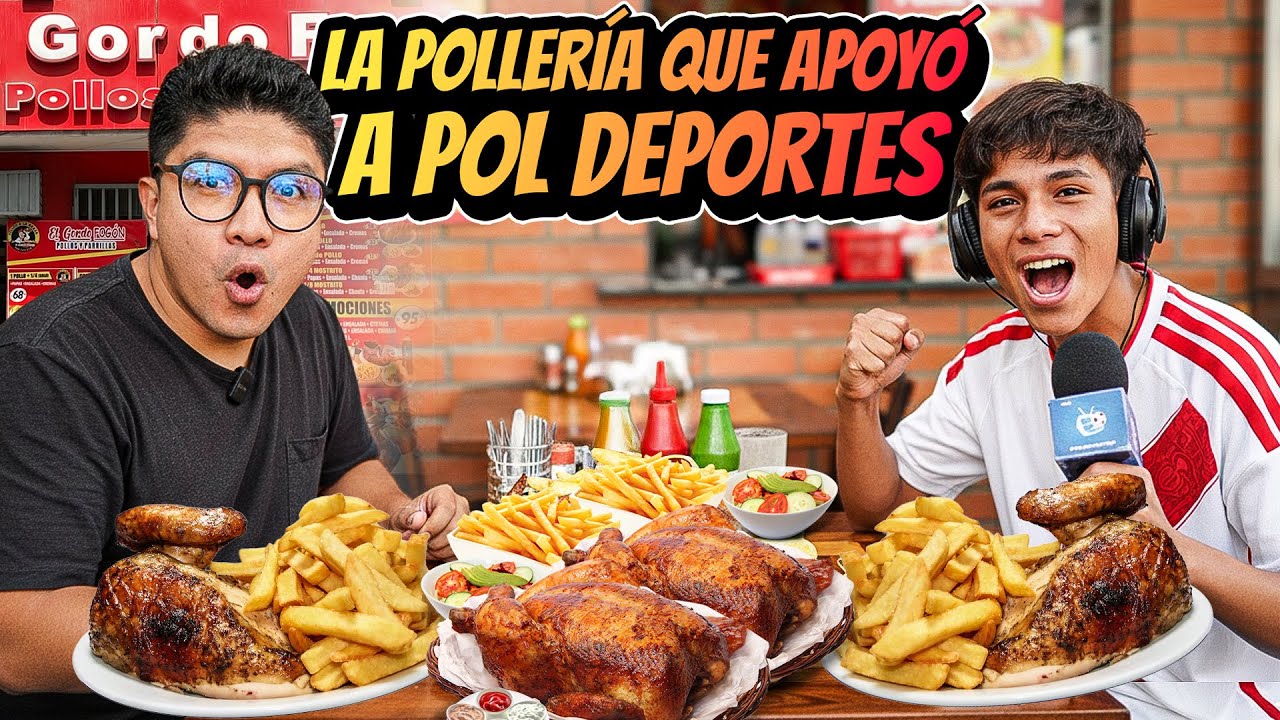 LA POLLERÍA QUE APOYÓ A POL DEPORTES  ¿Qué tal será?⚽🔥🇵🇪| 