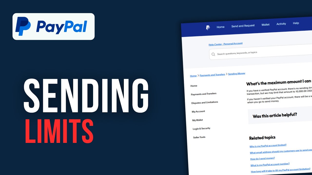 Ограничения на отправку средств в PayPal в 2026 году: как увеличить лимит переводов в PayPal (пош...