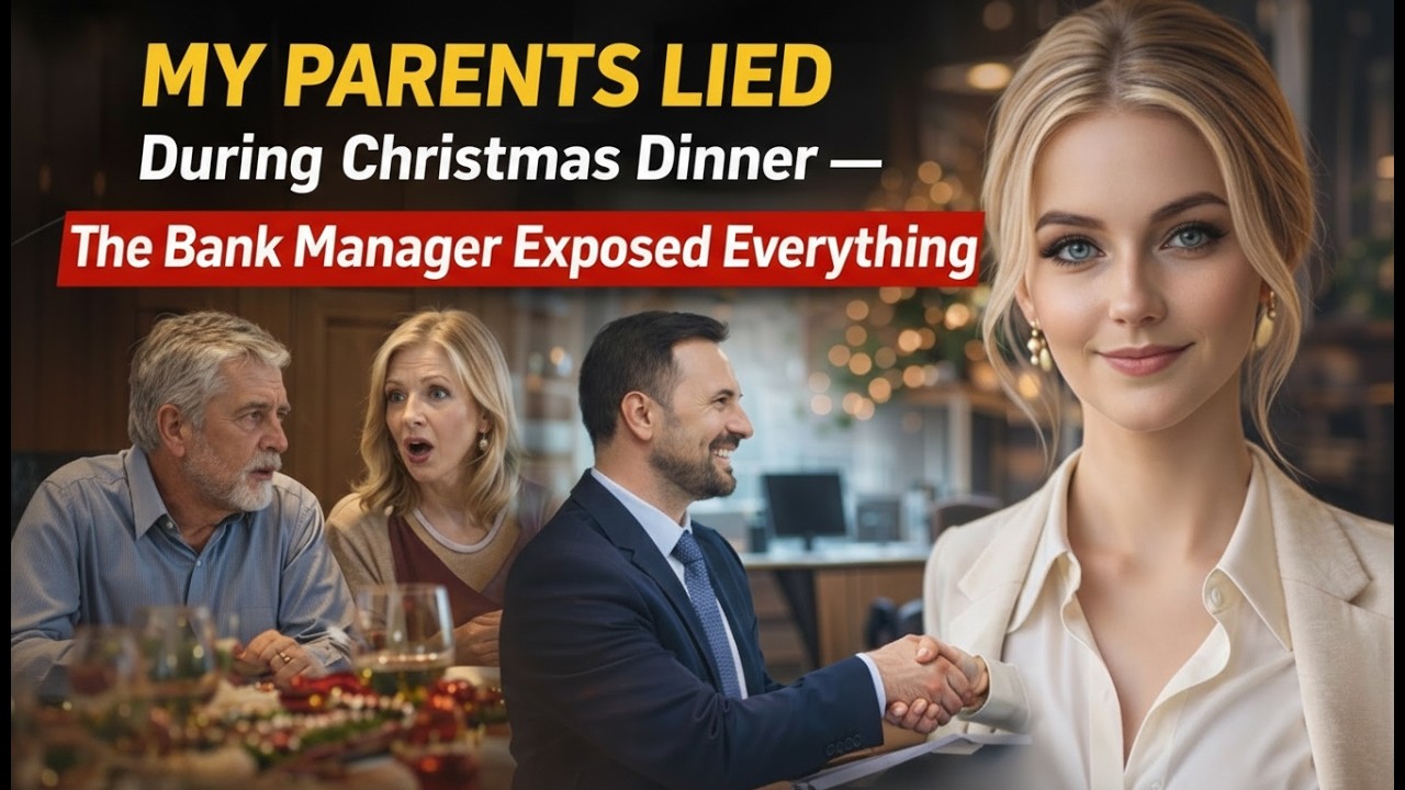 My Parents Lied During the Christmas Dinner in Front of the Whole Family—But When I Met Bank Manager