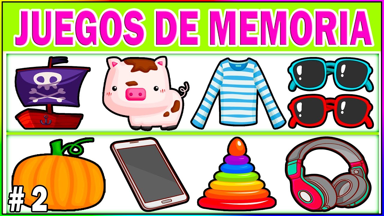 🔴🟡🟢 TEST DE MEMORIA VISUAL Para NIÑOS y ADULTOS | JUEGO para MEJORAR tu CONCENTRACIÓN.