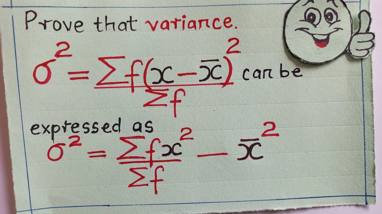 Prove that the Two Formulas are the same 