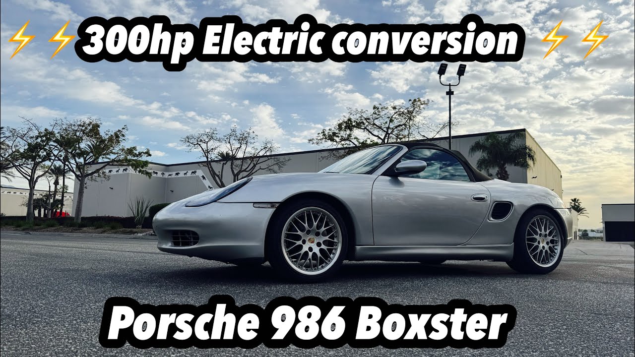 300hp Porsche Boxster Electric drive around