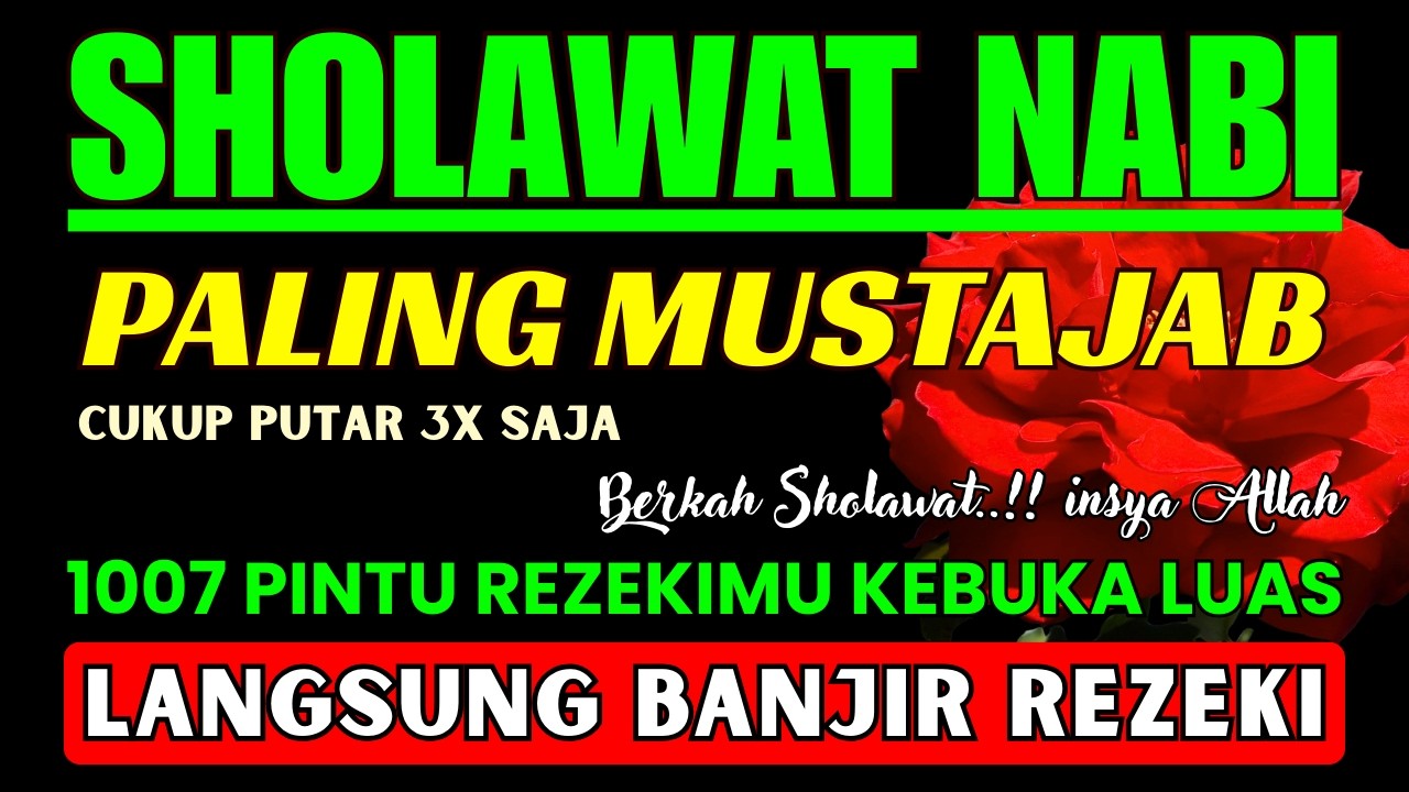 Burdah Sholawat Penarik Rezeki & Penyembuh Segala Penyakit - Maula ya sholli wasallim daiman abada