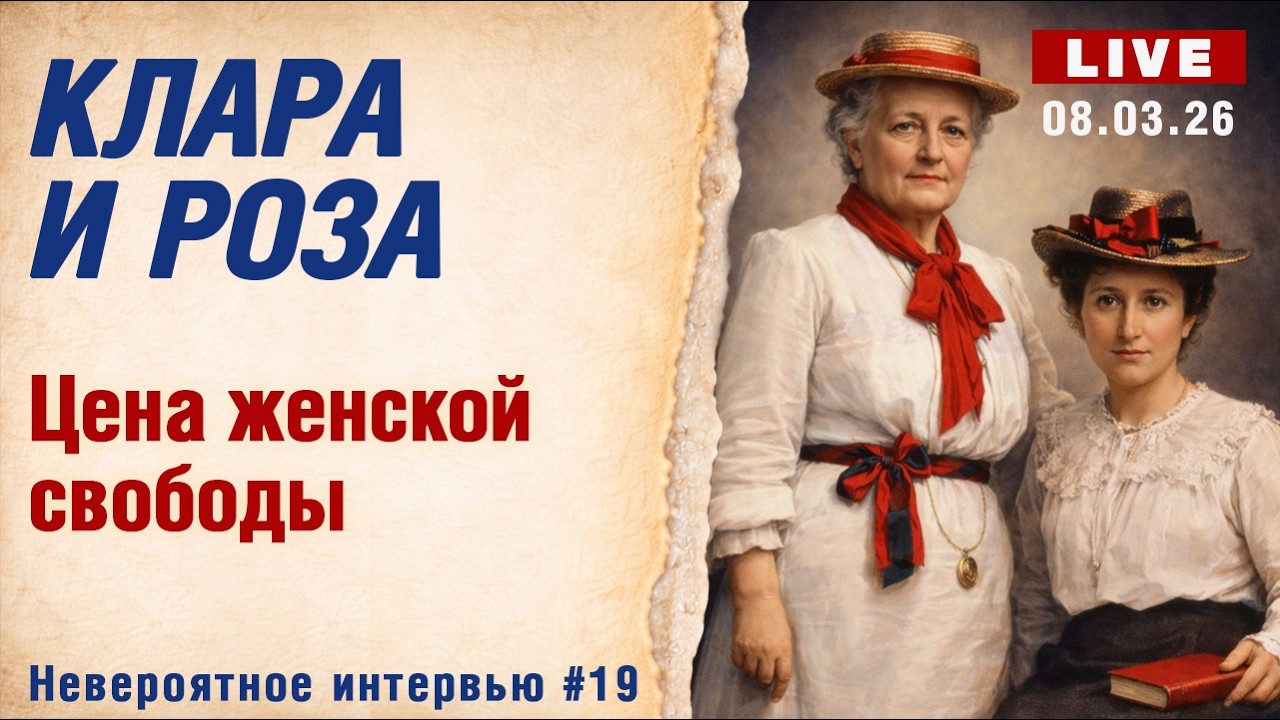 8 Марта: Правда, которую скрывали Роза Люксембург и Клара Цеткин. Цена свободы