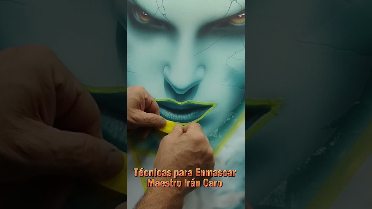 Aerografía Técnicas para Enmascarar #aerografo #aerografia #airbrush #pinturaartistica #enmascarado