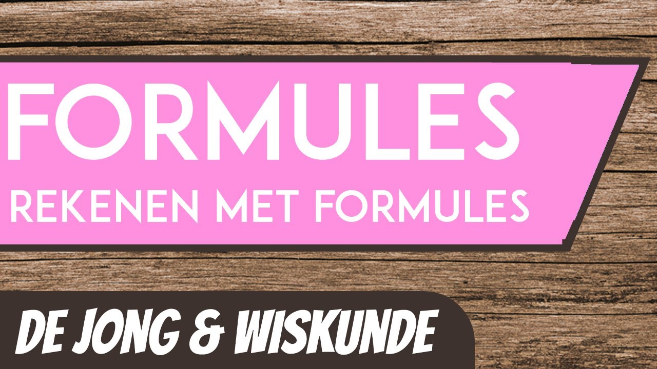 Het rekenen met Woordformules!