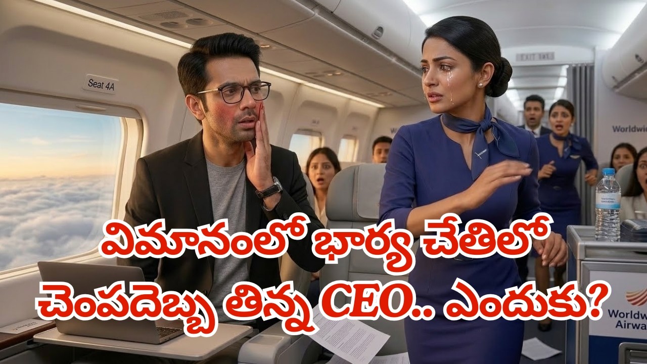 విమానంలో భార్య చేతిలో చెంపదెబ్బ తిన్న CEO.. ఎందుకు? | A Heart Touching Rebirth of Love ✈️💔