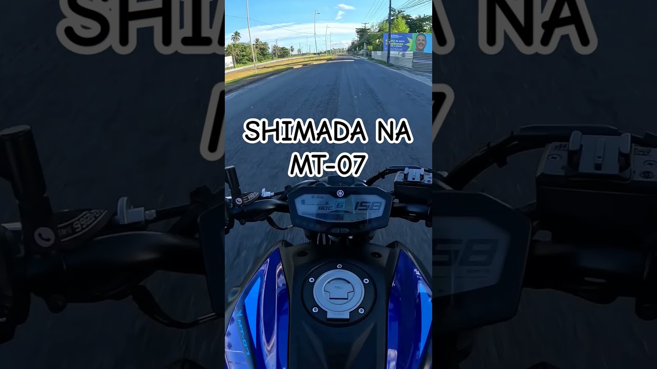 Shimada de leve com a MT07 #MT07 #YAMAHAMT07 #YAMAHA #shimada #moto #acidente #portodegalinhas