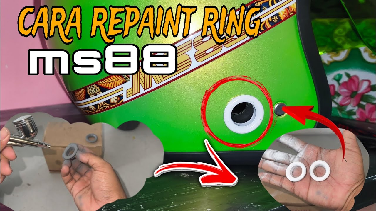 REPAINT RING MS88 #ms88 #automobile #helmet #custom