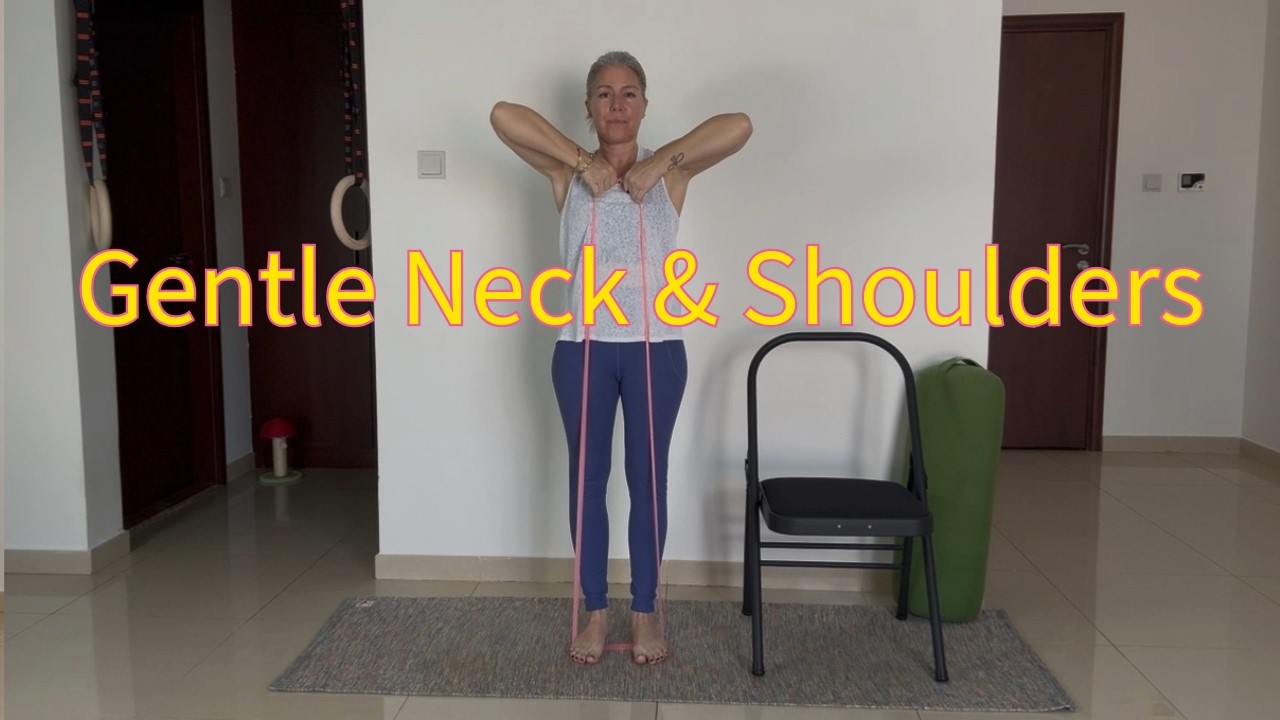 Gentle Yoga Therapy for Neck & Shoulder Tension | Mobility & Strength (30 Minutes)