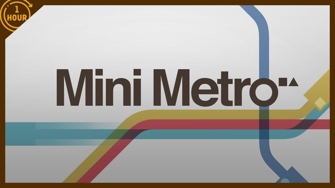 Mini Metro | OneHour Gameplay (No Commentary)