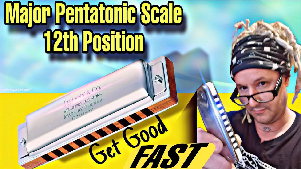 Major Pentatonic For 12th Position (