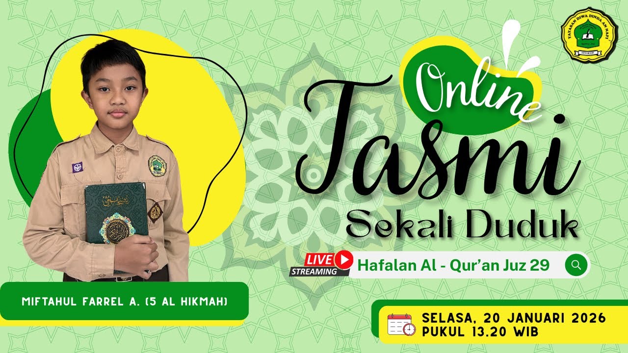 Tasmi' Juz 29 Sekali Duduk Miftahul Farrel A. (5 Al Hikmah)