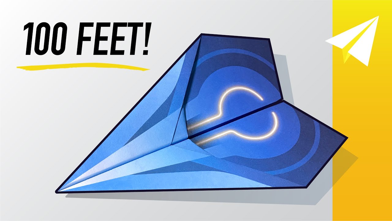FLIES 100+ FEET!!! How to Make a Paper Airplane that Flies Really Far &mdash;&nbsp;Halo, by Will Barron