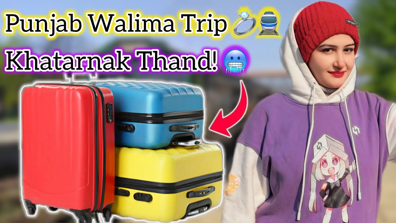 🔥 Karachi Se Punjab Train Travel 🚆 | Behan Ka Walima ❤️ | Full Family Vlog