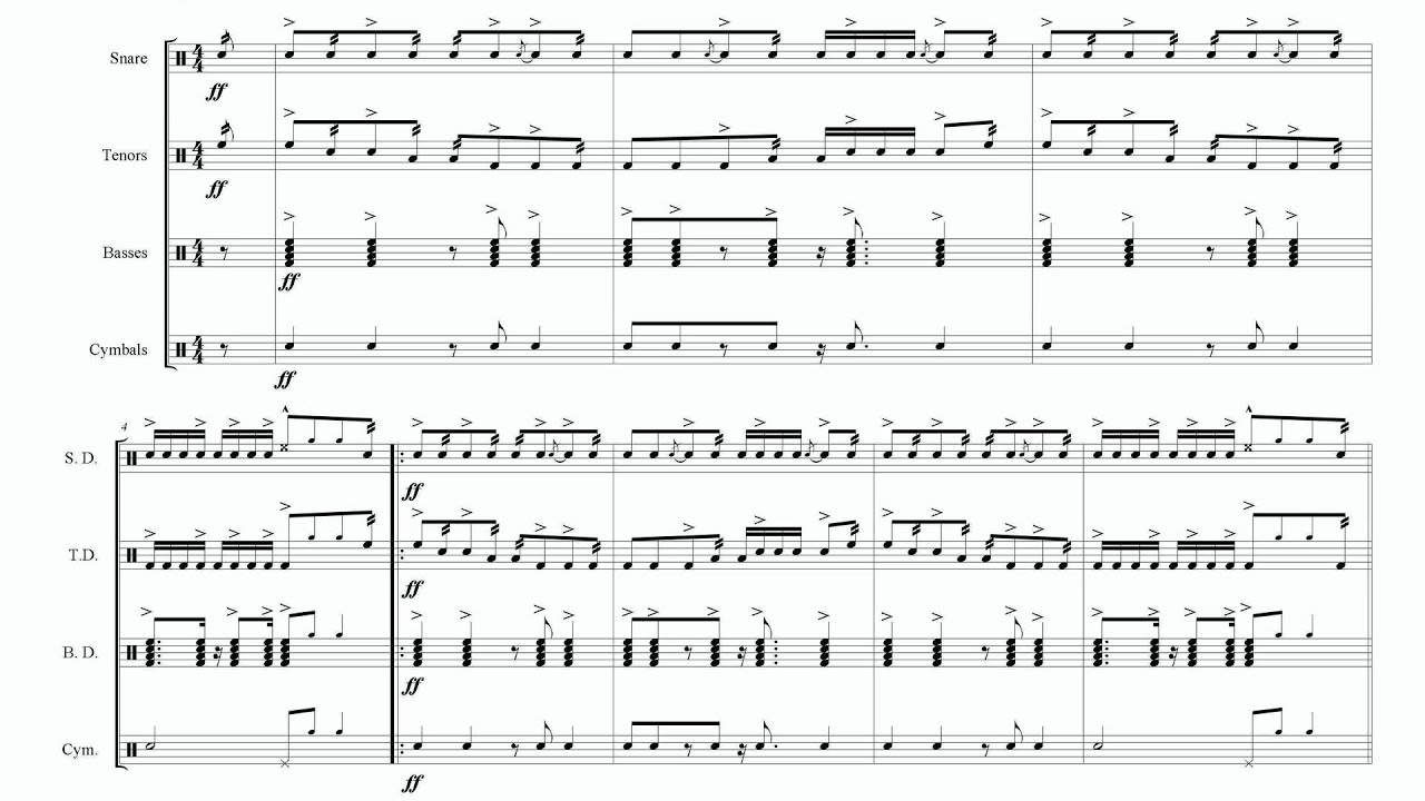 This is Sparta - A Cadence For Drumline