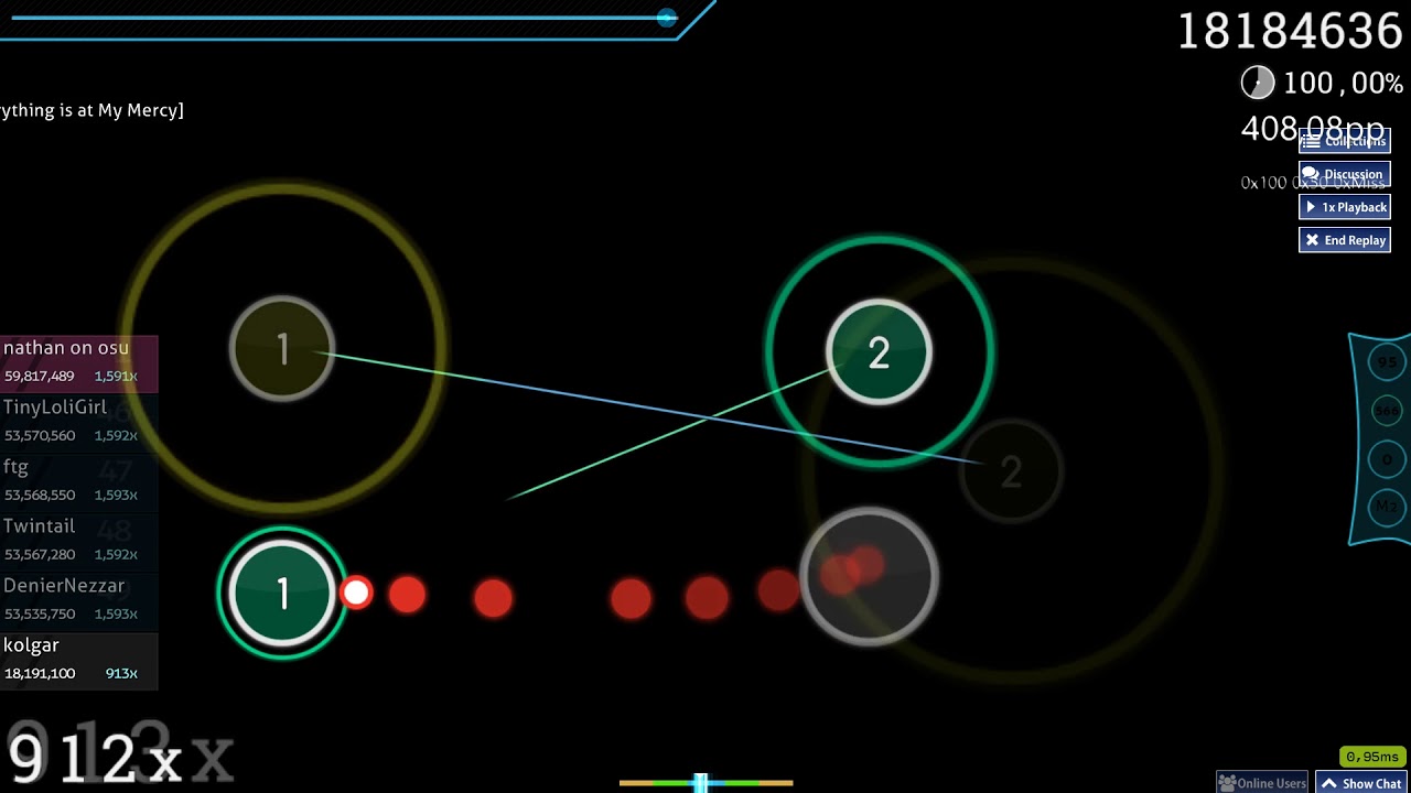 [Osu!] Foreground Eclipse - From Under Cover [I've Stopped Time...] 99,76% FC 520pp (kolgar)