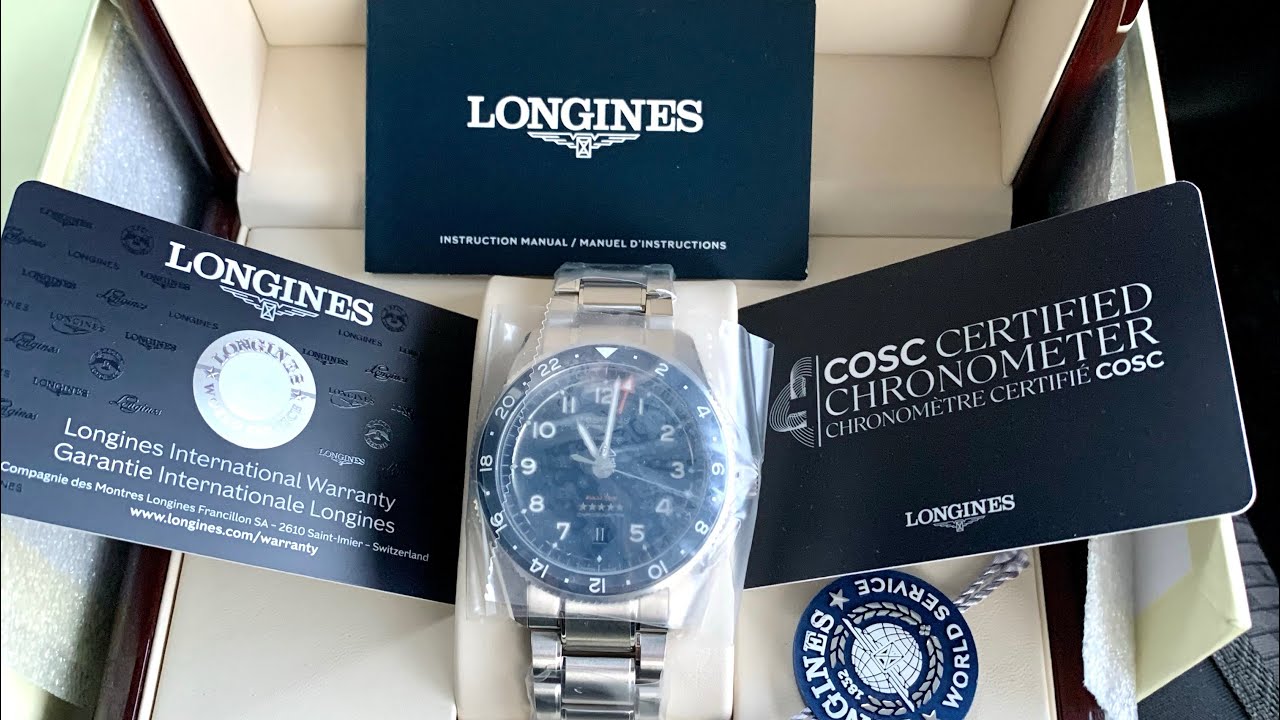 Распаковка часов Longines Zulu Time